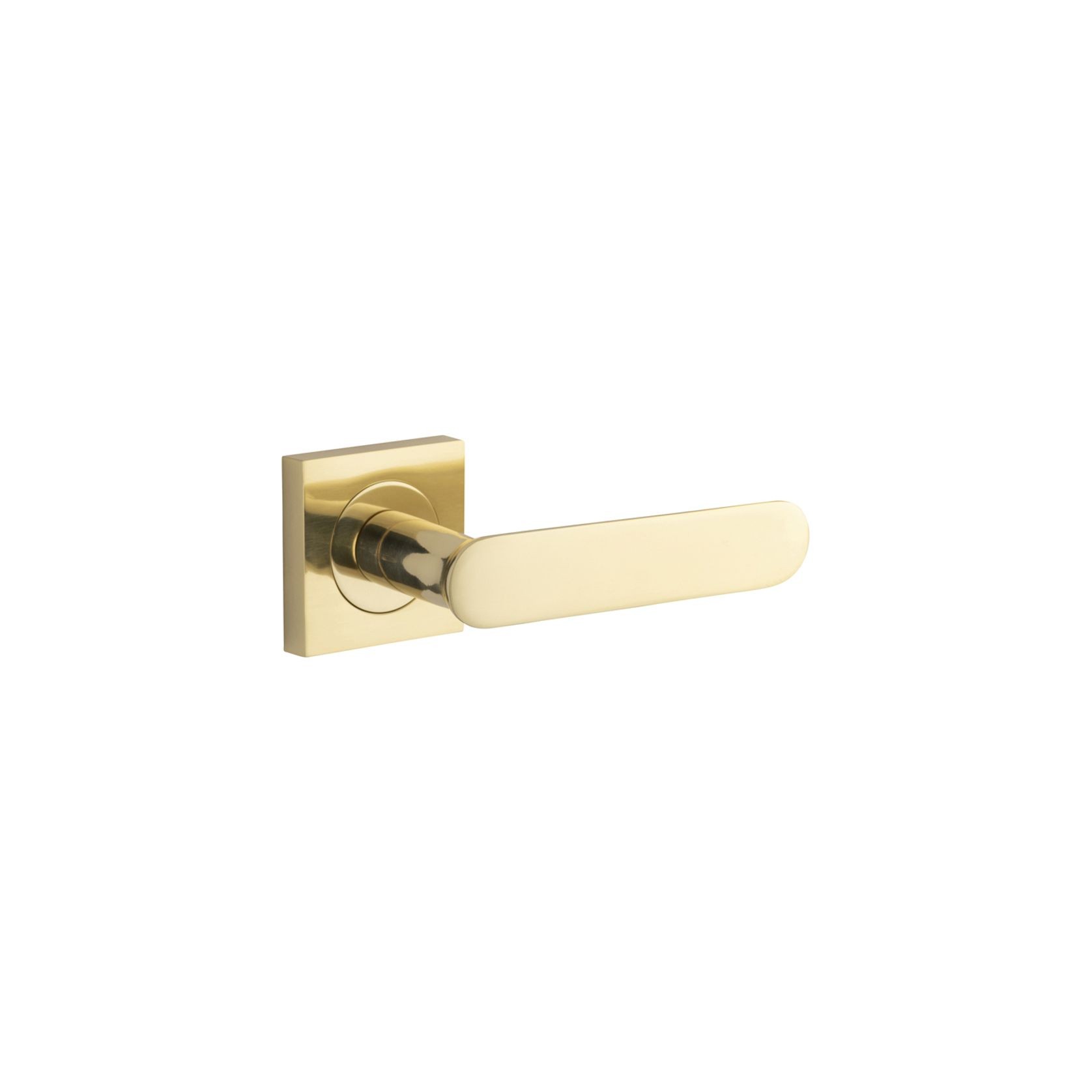 Iver Bronte Door Lever Handle on Square Rose Passage gallery detail image