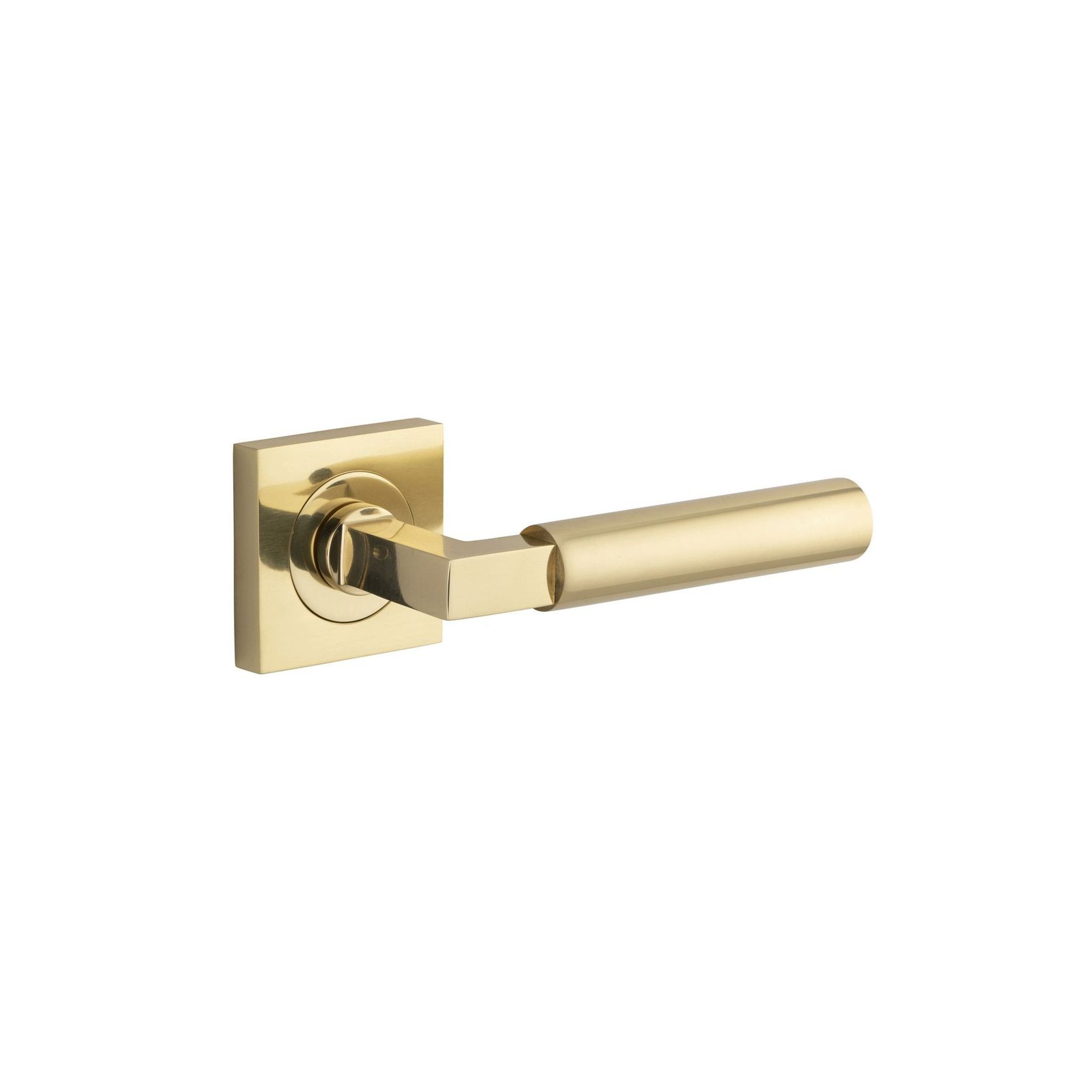 Iver Berlin Door Lever Handle on Square Rose Passage gallery detail image