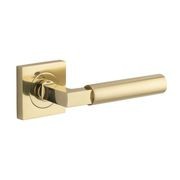 Iver Berlin Door Lever Handle on Square Rose Passage gallery detail image