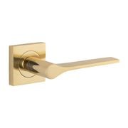 Iver Como Door Lever Handle on Square Rose Passage gallery detail image