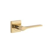 Iver Como Door Lever Handle on Square Rose Passage gallery detail image