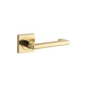 Iver Baltimore Return Door Lever Handle on Square Rose gallery detail image