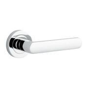 Iver Osaka Door Lever Handle on Round Rose gallery detail image