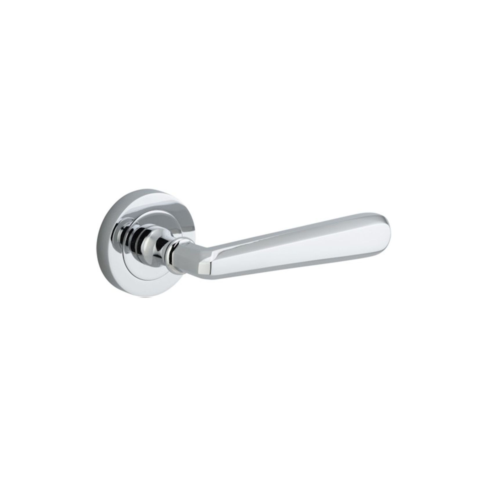 Iver Copenhagen Door Lever Handle on Round Rose gallery detail image