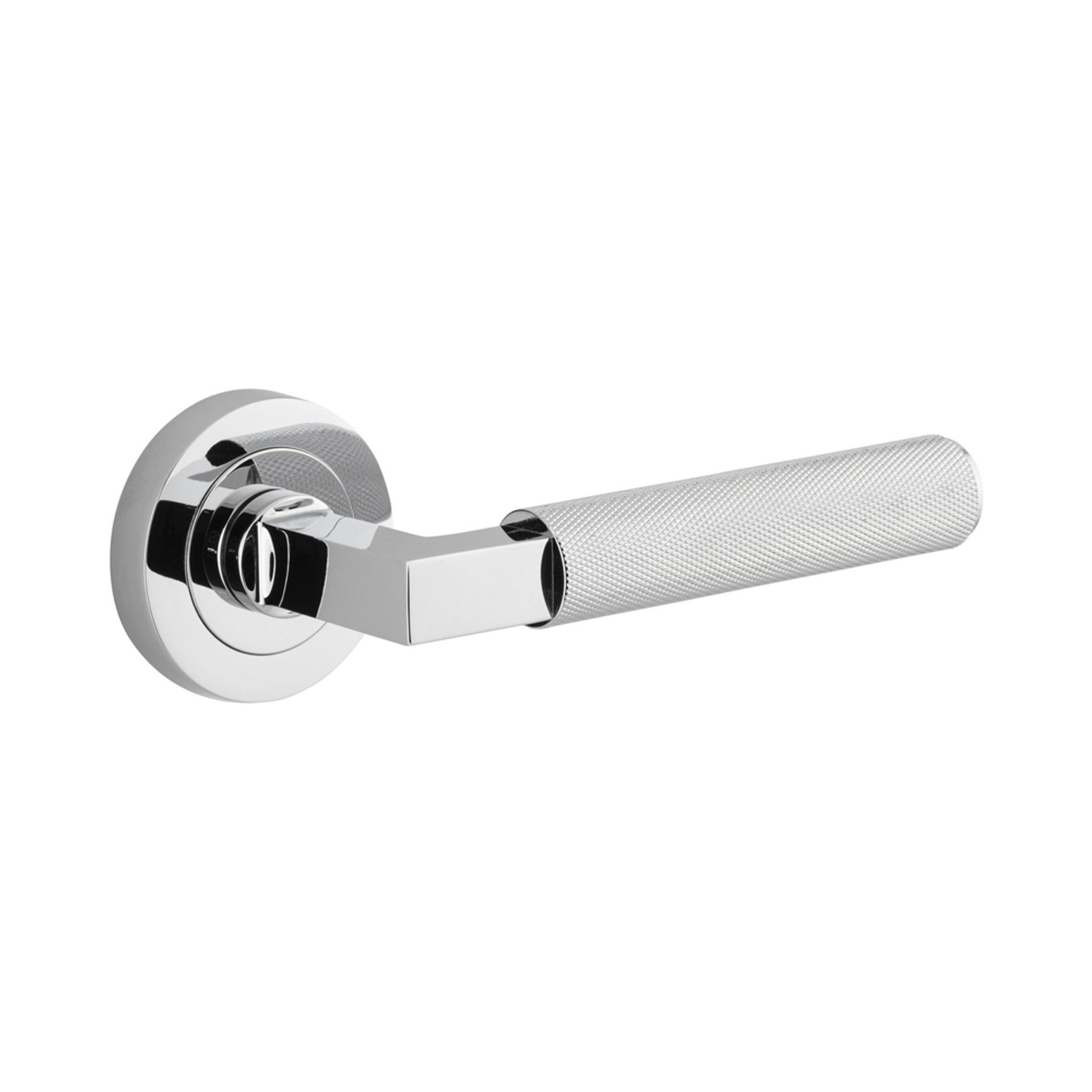 Iver Brunswick Door Lever Handle on Round Rose Passage gallery detail image