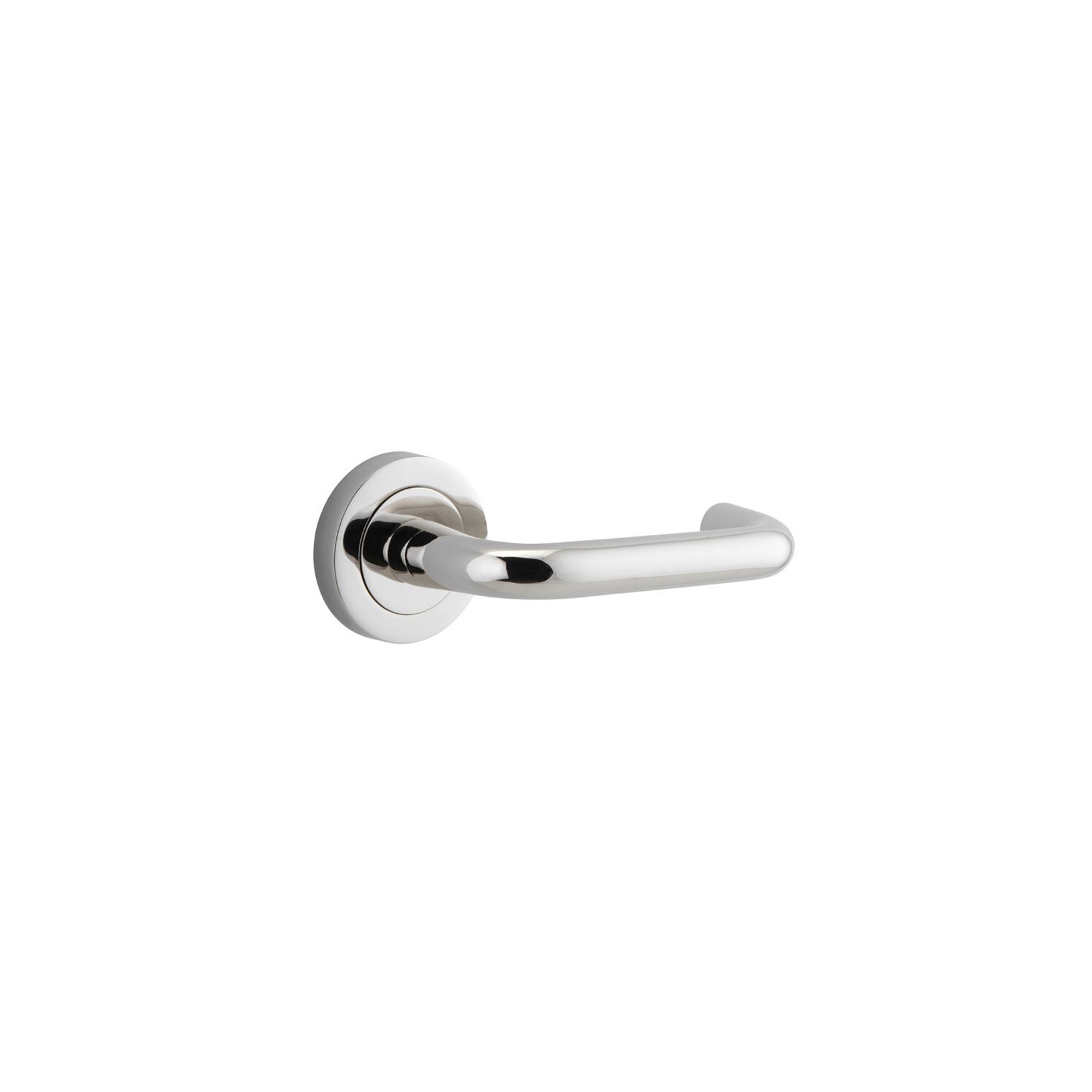Iver Oslo Door Lever Handle On Round Rose Passage gallery detail image