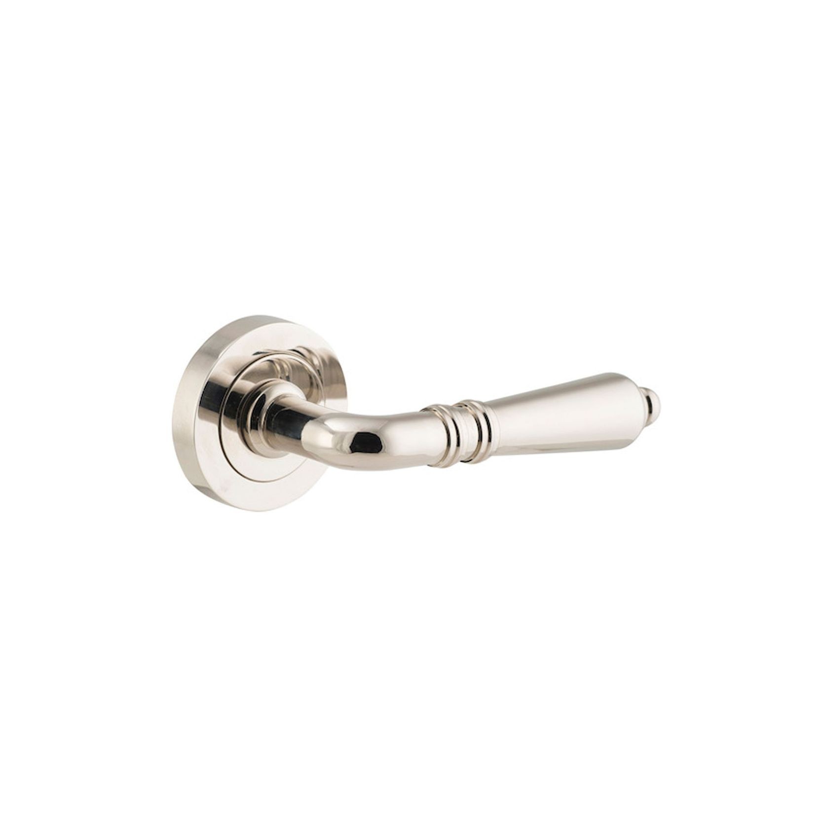 Iver Sarlat Door Lever Handle on Round Rose gallery detail image