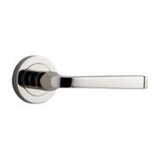 Iver Annecy Door Lever Handle on Round Rose gallery detail image