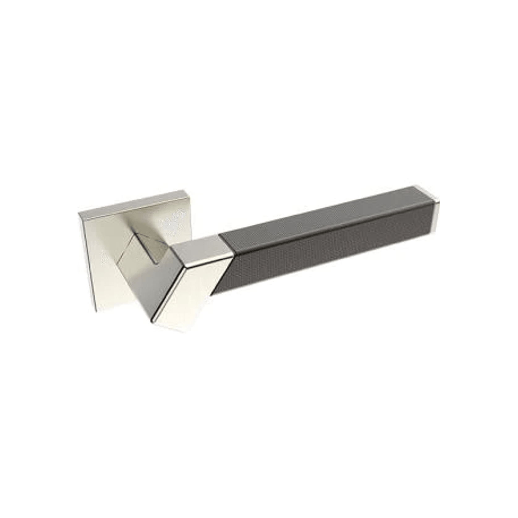 Kawajun Solid Brass and Weave Etched Door Leverset TBT gallery detail image