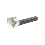 Kawajun Solid Brass and Weave Etched Door Leverset TBT gallery detail image