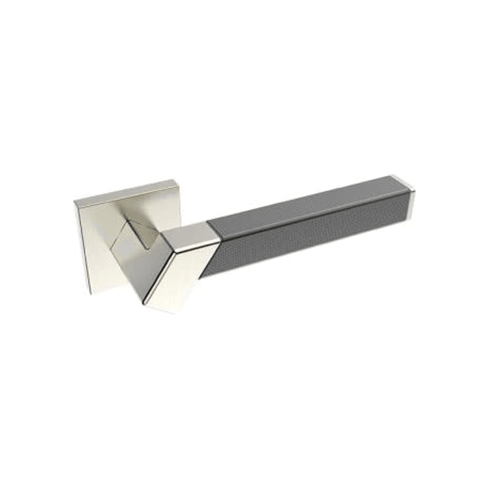 Kawajun Solid Brass and Weave Etched Door Leverset TBT gallery detail image