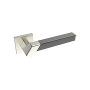 Kawajun Solid Brass and Weave Etched Door Leverset TBT gallery detail image