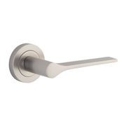 Iver Como Door Lever Handle on Round Rose Passage gallery detail image