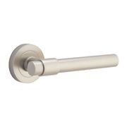 Iver Helsinki Door Lever Handle on Round Rose gallery detail image