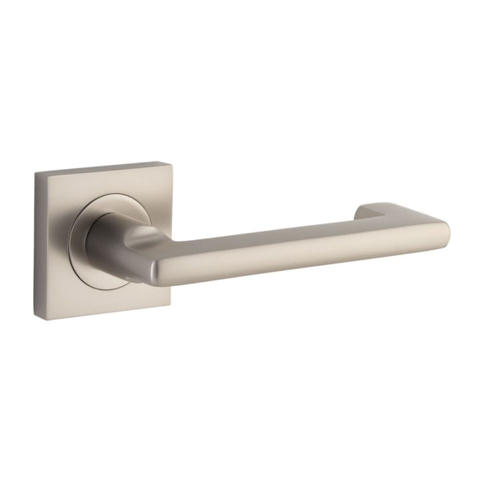 Iver Baltimore Return Door Lever Handle on Square Rose gallery detail image