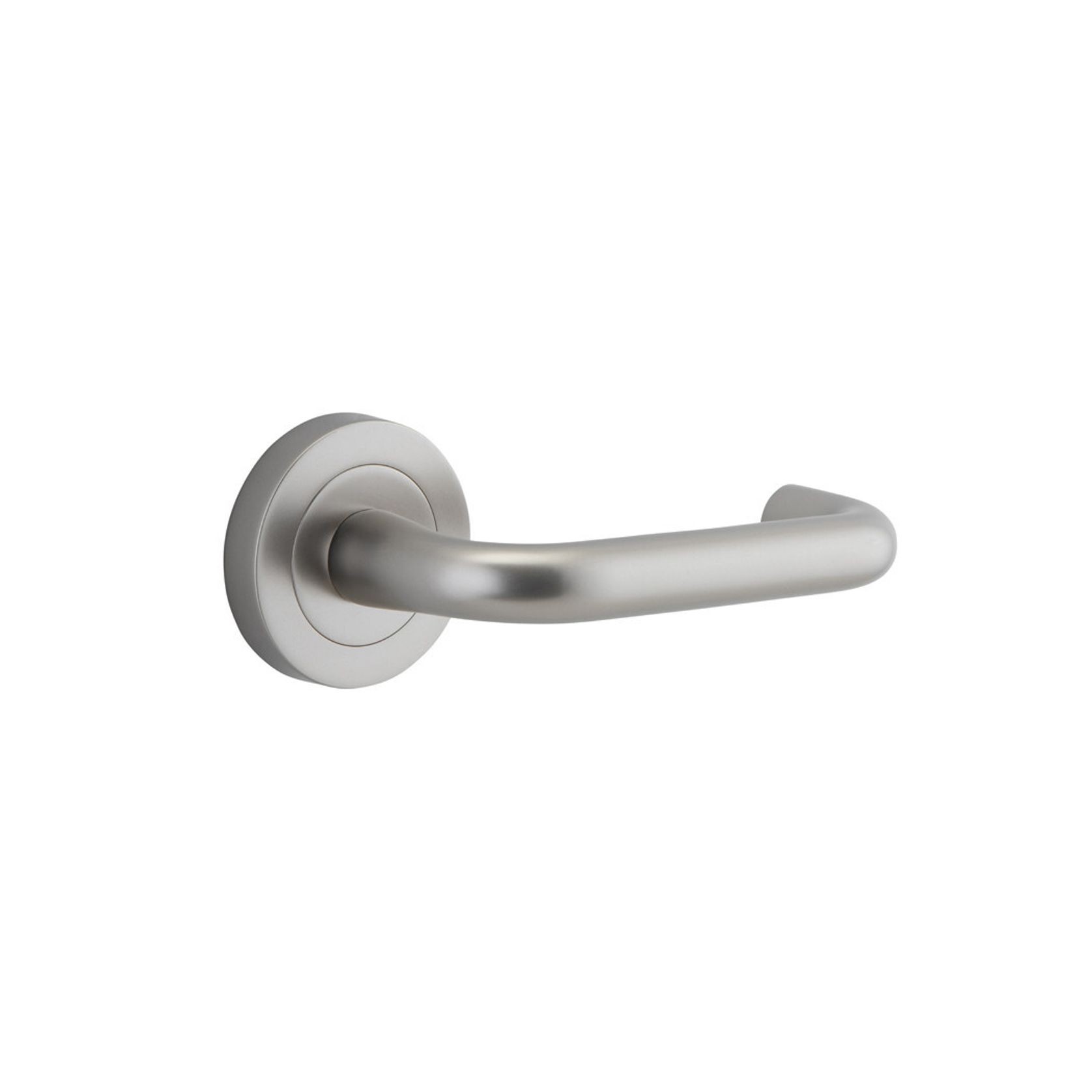 Iver Oslo Door Lever Handle On Round Rose Passage gallery detail image
