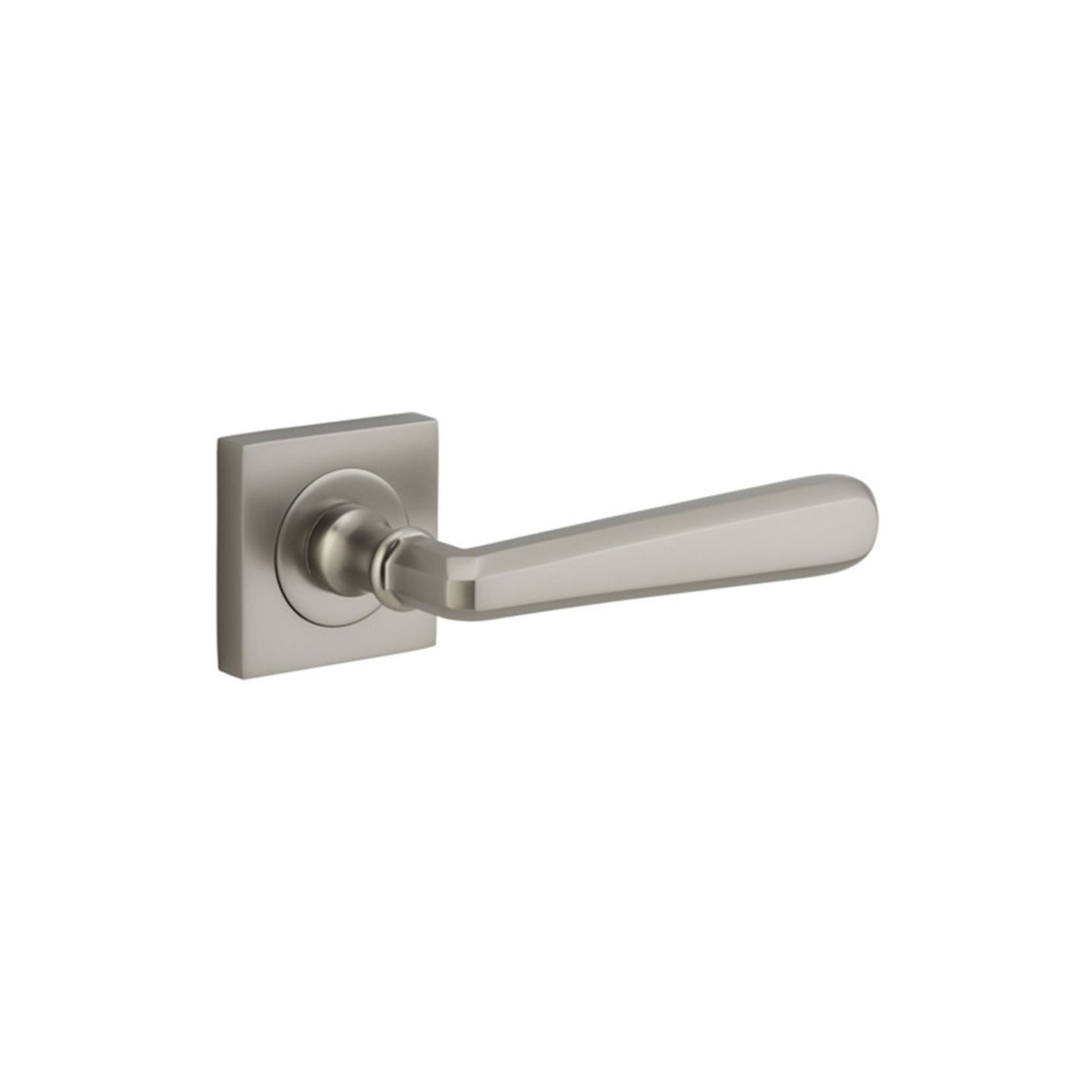 Iver Copenhagen Door Lever Handle on Square Rose gallery detail image