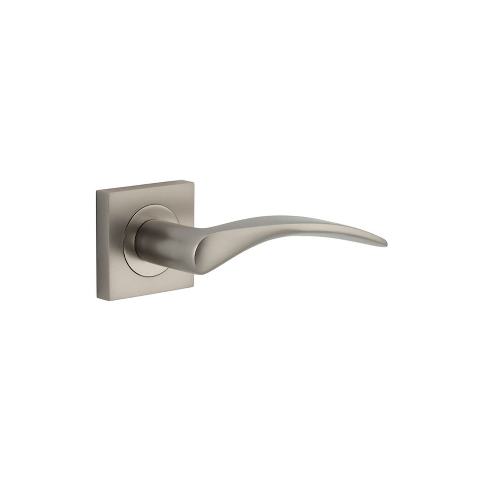 Iver Oxford Door Lever Handle on Square Rose gallery detail image
