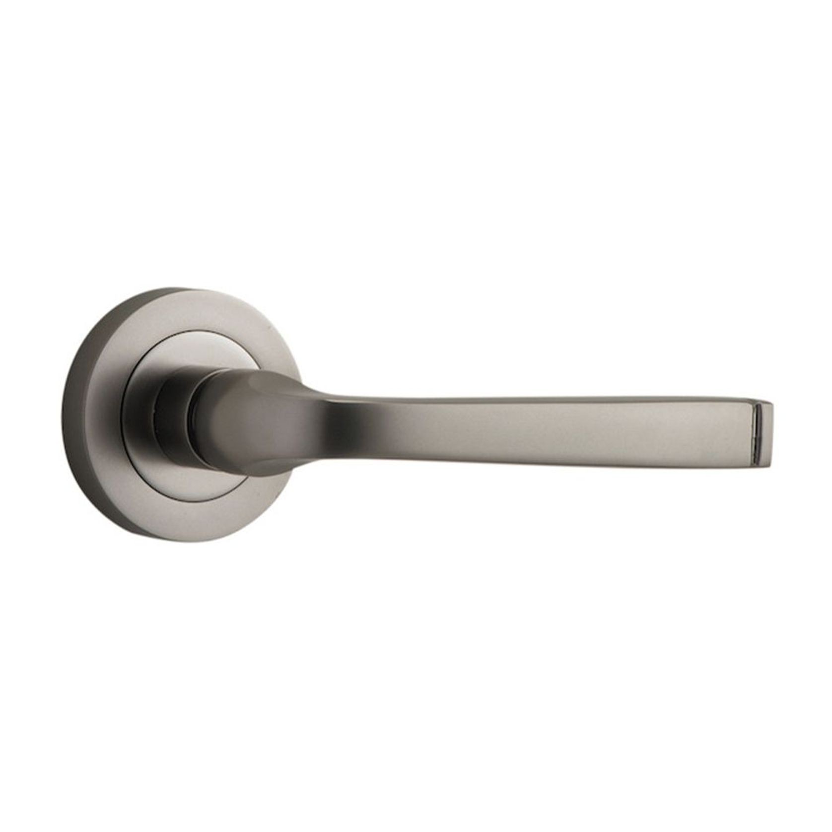 Iver Annecy Door Lever Handle on Round Rose gallery detail image