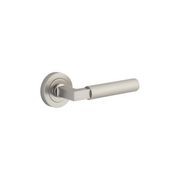 Iver Brunswick Door Lever Handle on Round Rose Passage gallery detail image