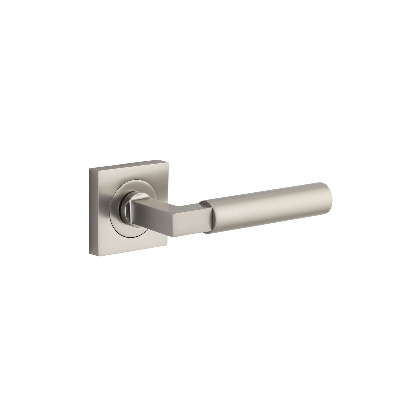 Iver Berlin Door Lever Handle on Square Rose Passage gallery detail image