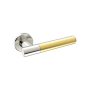 Kawajun Solid Brass and Vertigo Door Leverset TCC gallery detail image