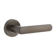 Iver Osaka Door Lever Handle on Round Rose gallery detail image