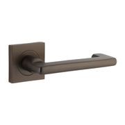 Iver Baltimore Return Door Lever Handle on Square Rose gallery detail image