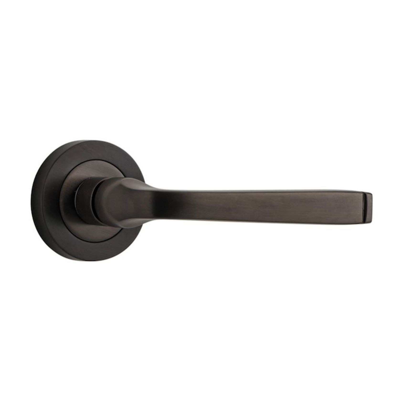 Iver Annecy Door Lever Handle on Round Rose gallery detail image
