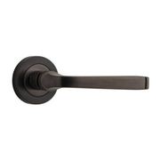 Iver Annecy Door Lever Handle on Round Rose gallery detail image