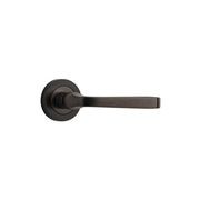 Iver Annecy Door Lever Handle on Round Rose gallery detail image
