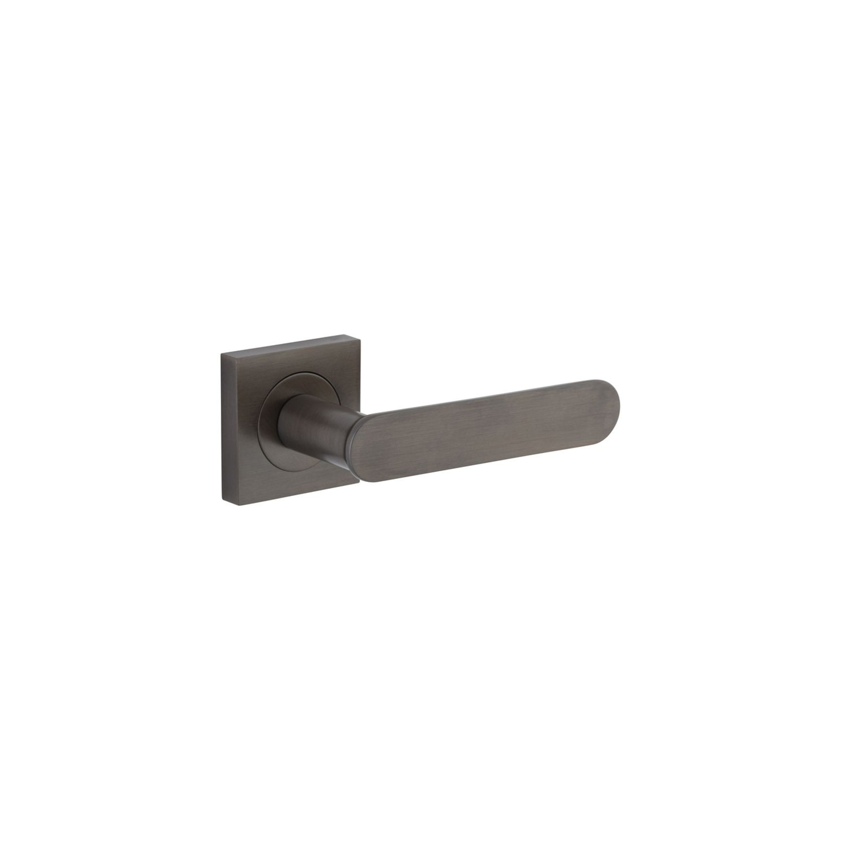 Iver Bronte Door Lever Handle on Square Rose Passage gallery detail image