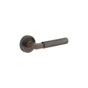 Iver Brunswick Door Lever Handle on Round Rose Passage gallery detail image