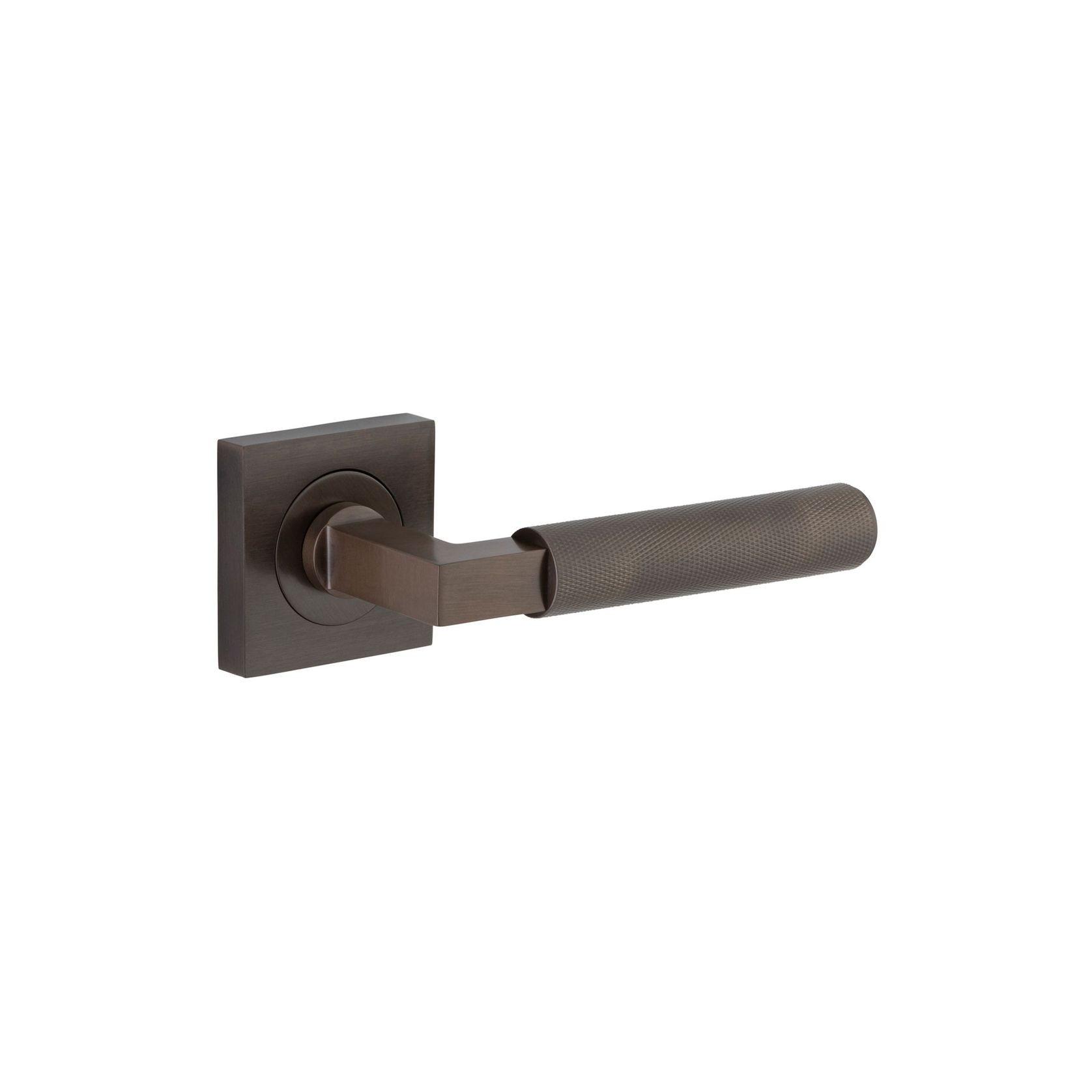 Iver Brunswick Door Lever Handle on Square Rose Passage gallery detail image