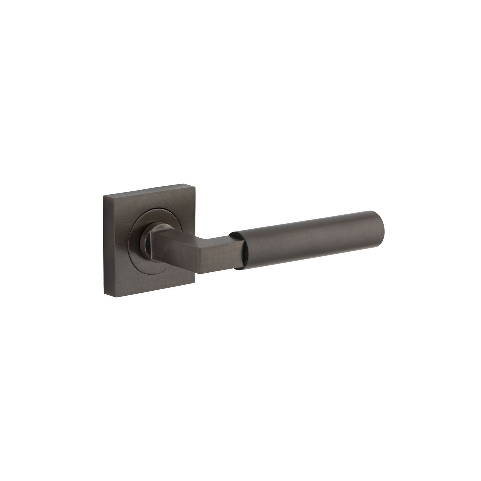 Iver Berlin Door Lever Handle on Square Rose Passage gallery detail image