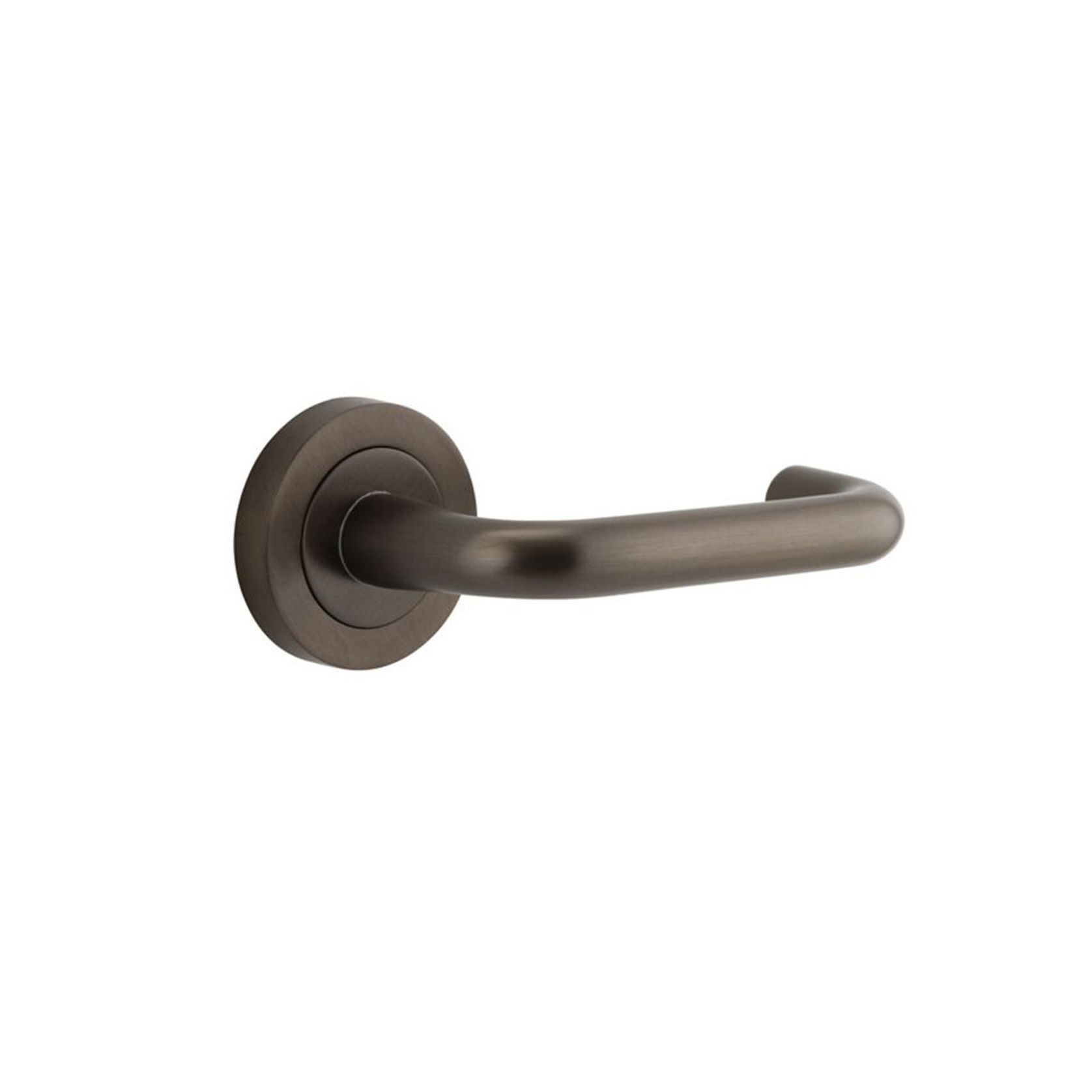 Iver Oslo Door Lever Handle On Round Rose Passage gallery detail image