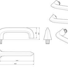 Lockwood 1360 Series Brass Round Rose Door Handles gallery detail image