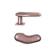 Pebbles Door Lever Handle 2700 on Rose gallery detail image