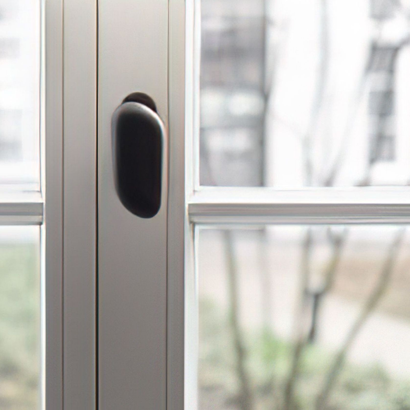 Pebbles Door Lever 2601 on Rose gallery detail image