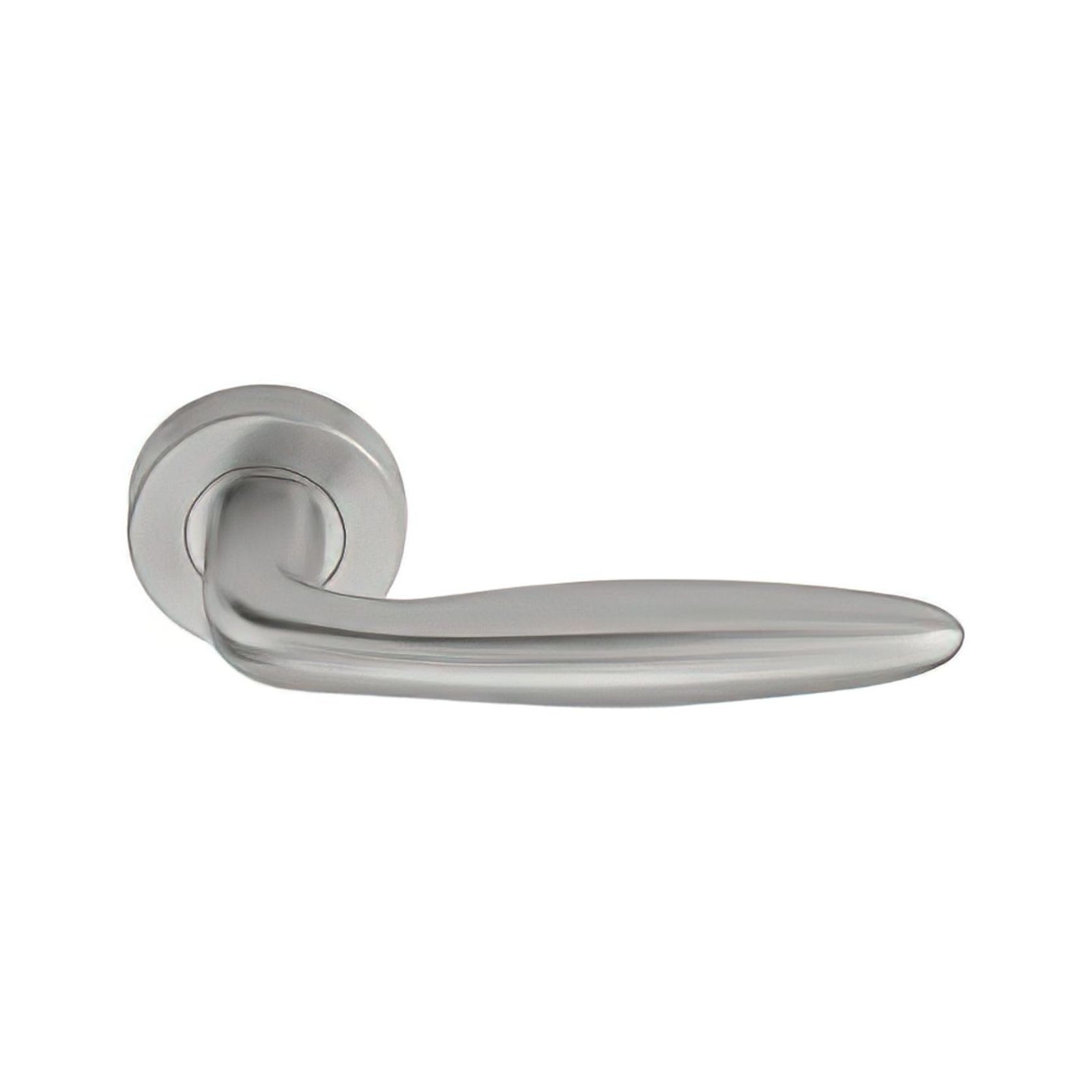 Formani BASICS LB18 Solid Sprung Lever Handle on Rose gallery detail image