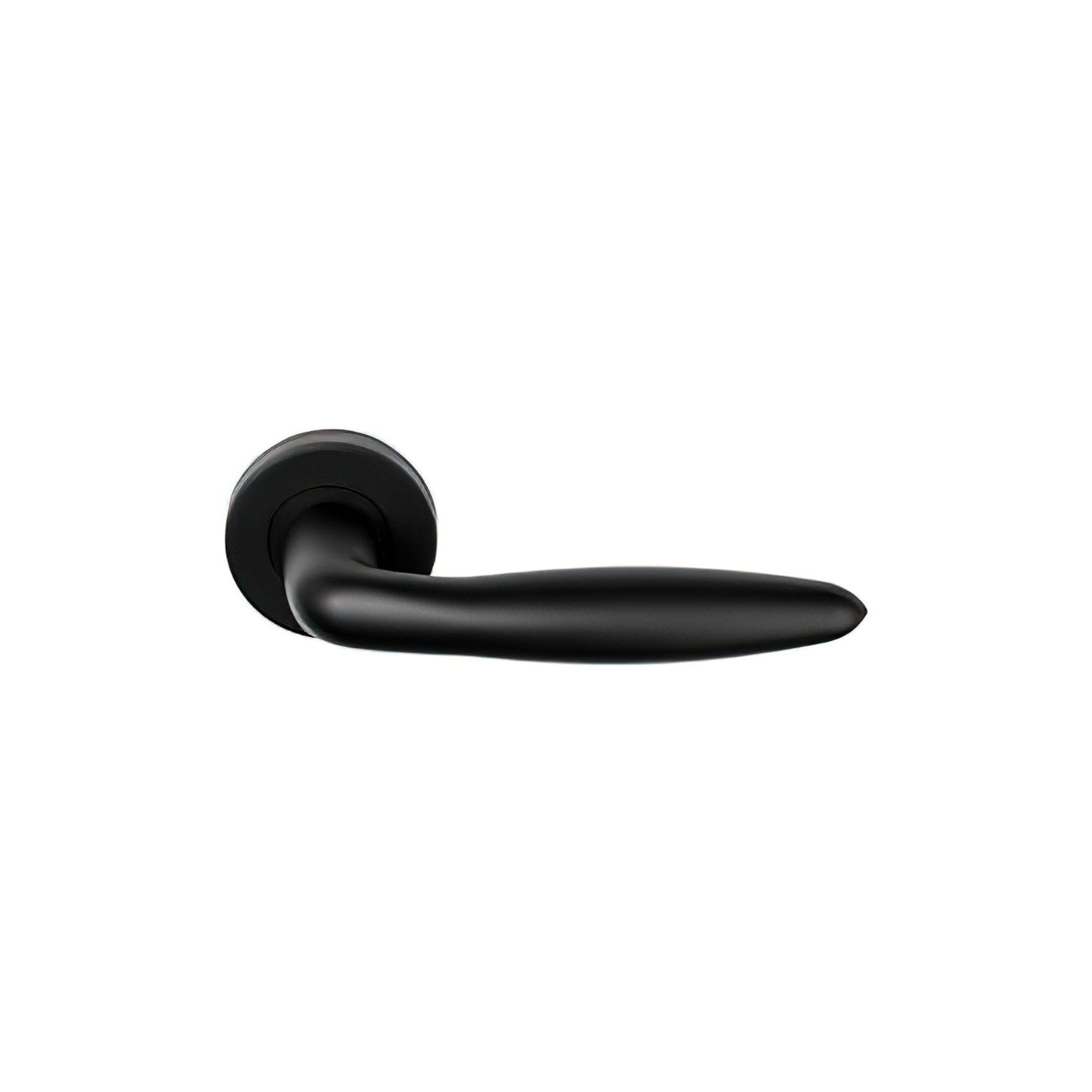 Formani BASICS LB18 Solid Sprung Lever Handle on Rose gallery detail image