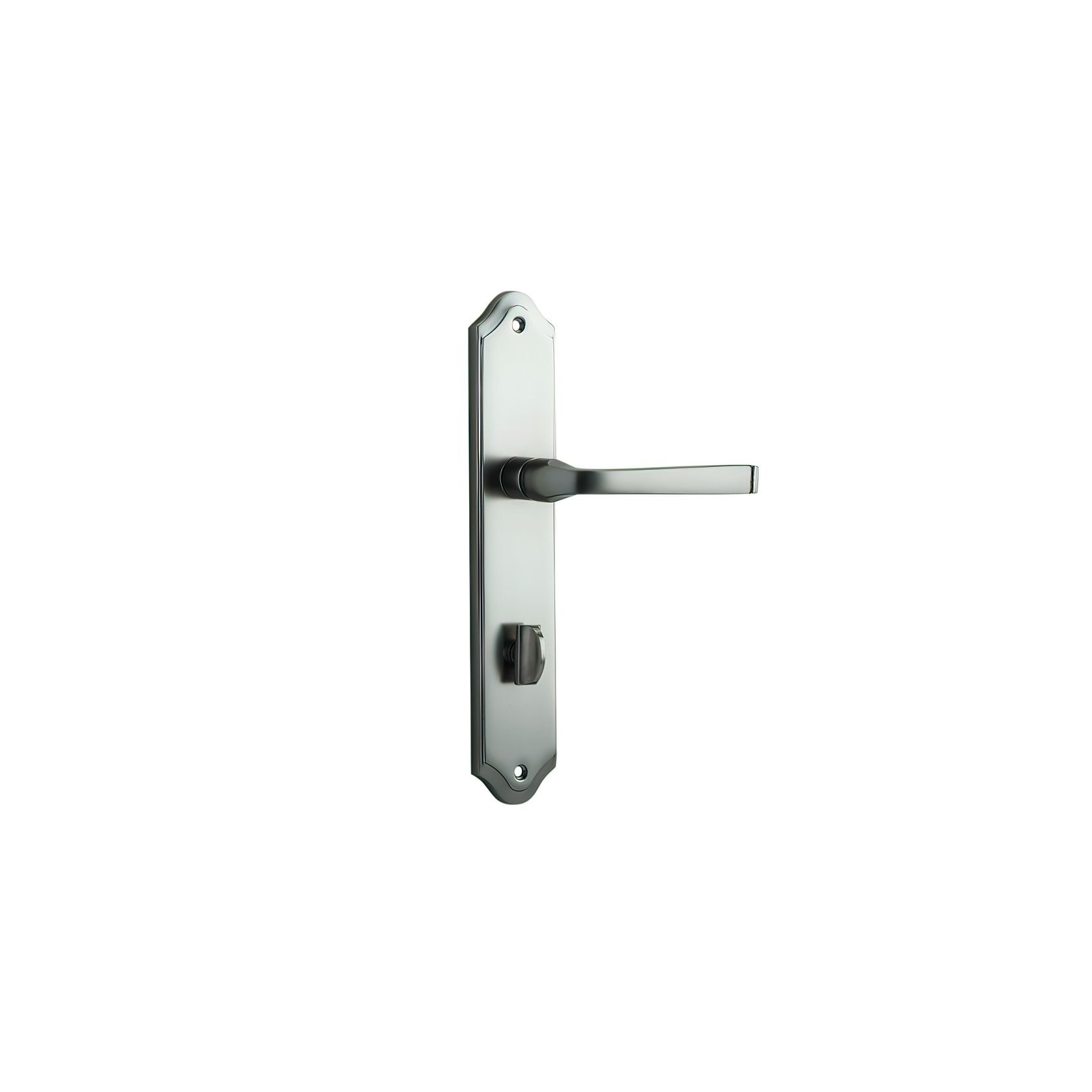 Iver Annecy Door Lever on Shouldered Backplate Satin Nickel - Customise to your needs gallery detail image