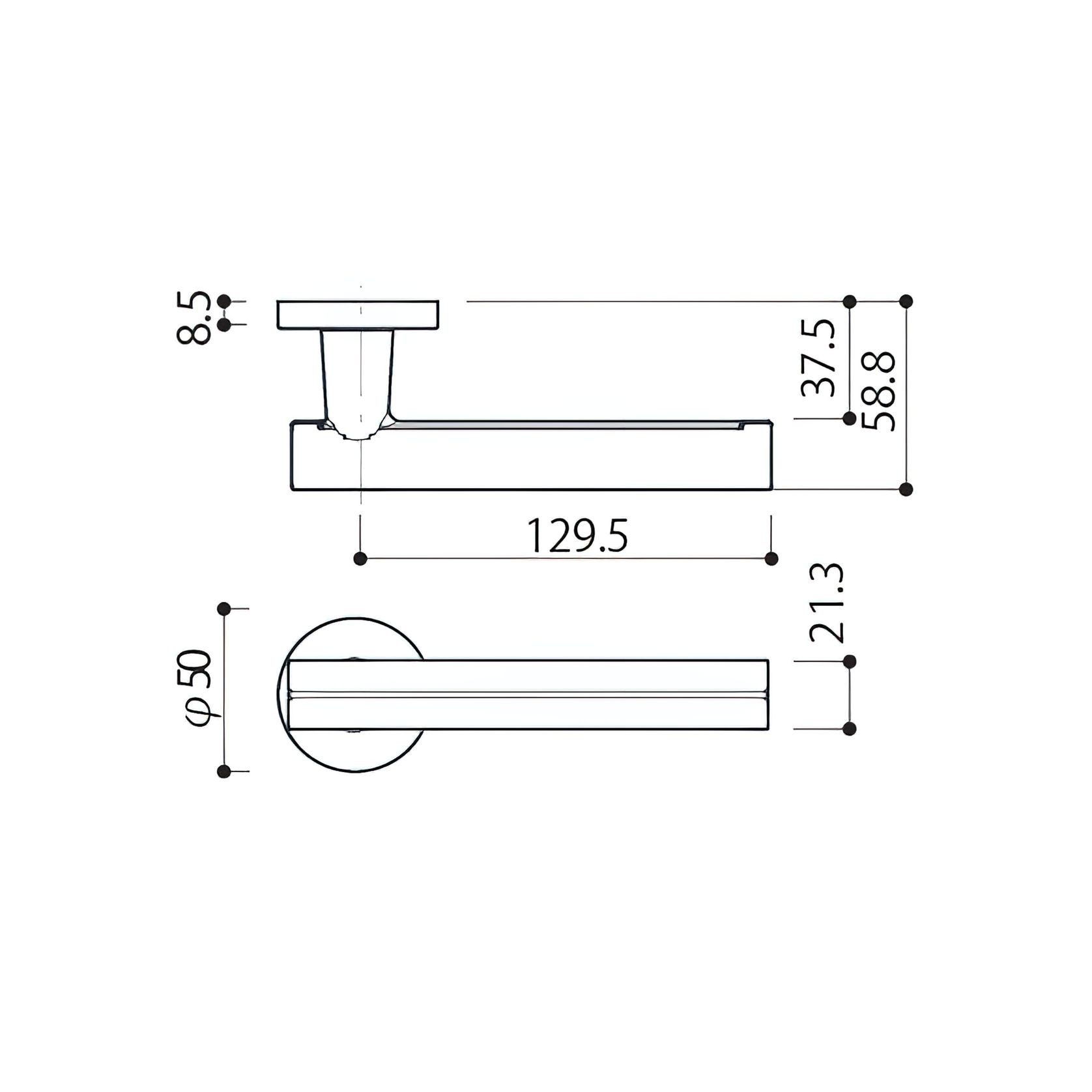 Kawajun Solid Brass & Aluminium Door Leverset gallery detail image