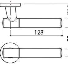 Kawajun Solid Brass and Vertigo Door Leverset TCC gallery detail image