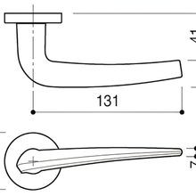 Kawajun Solid Door Lever HWC gallery detail image
