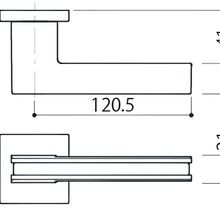 Kawajun TVT Blasted Black Aluminium Door Leverset gallery detail image