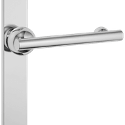 Futurismo Return Door Lever on Rectangular Backplate gallery detail image