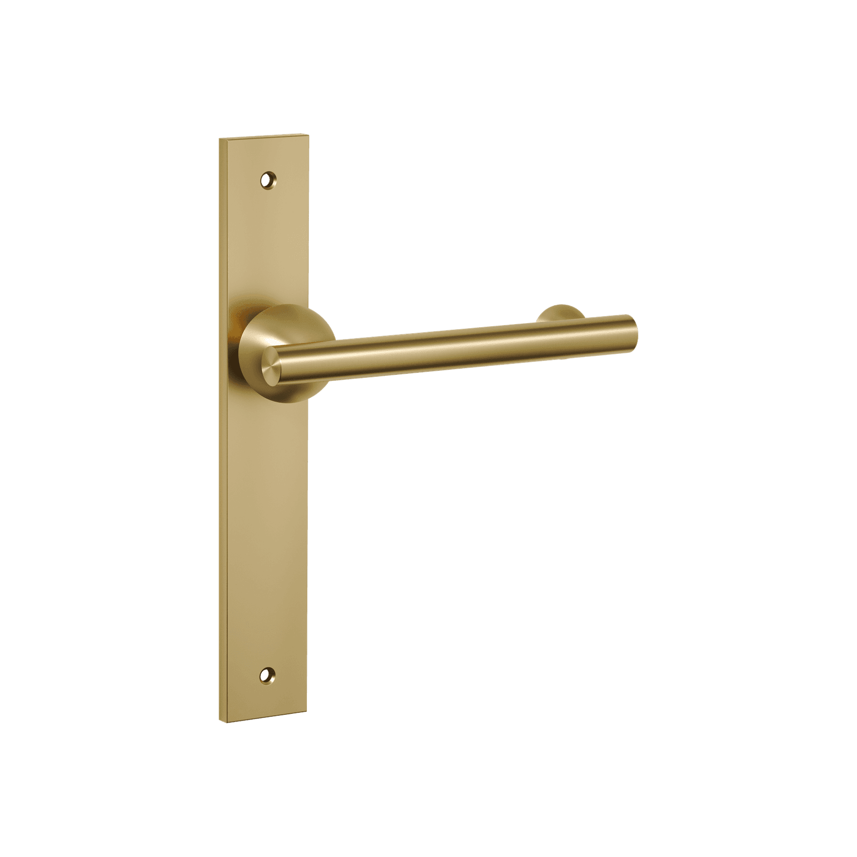 Futurismo Return Door Lever on Rectangular Backplate gallery detail image