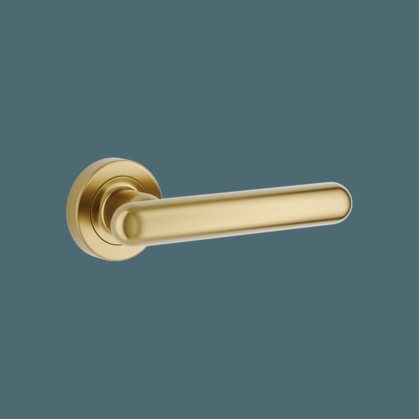Puerto Lever - Round Rose | Brushed Gold PVD gallery detail image