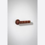 Straight Streaker Return Door Lever - Round Rose gallery detail image